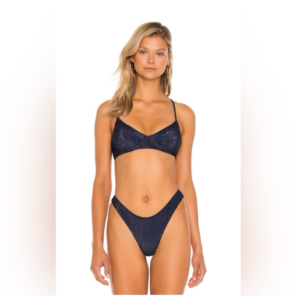 PQ Evie Underwire Bikini Set in Sapphire